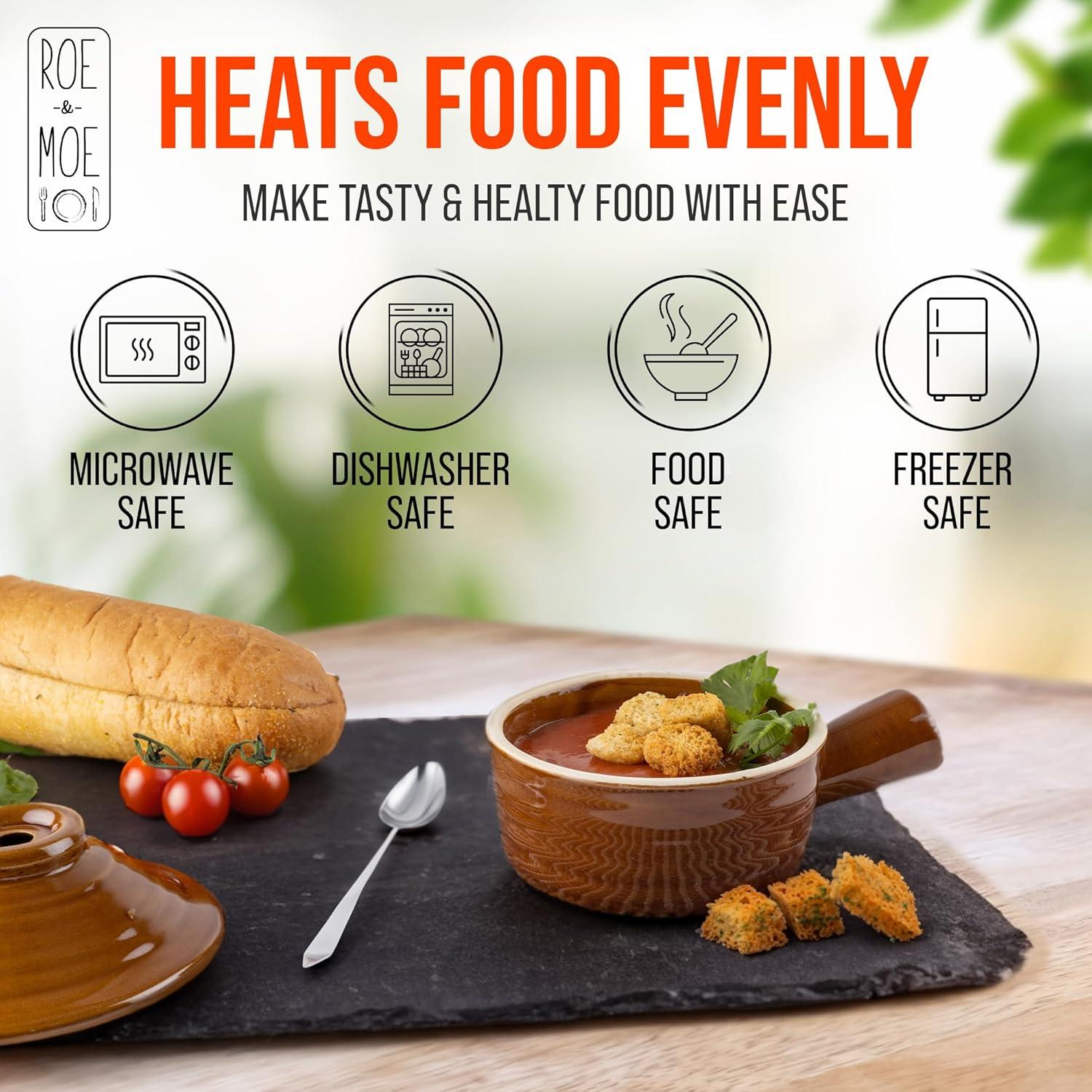 Cocinero de Huevos Roe & Moe - Vaporera Cerámica 340g