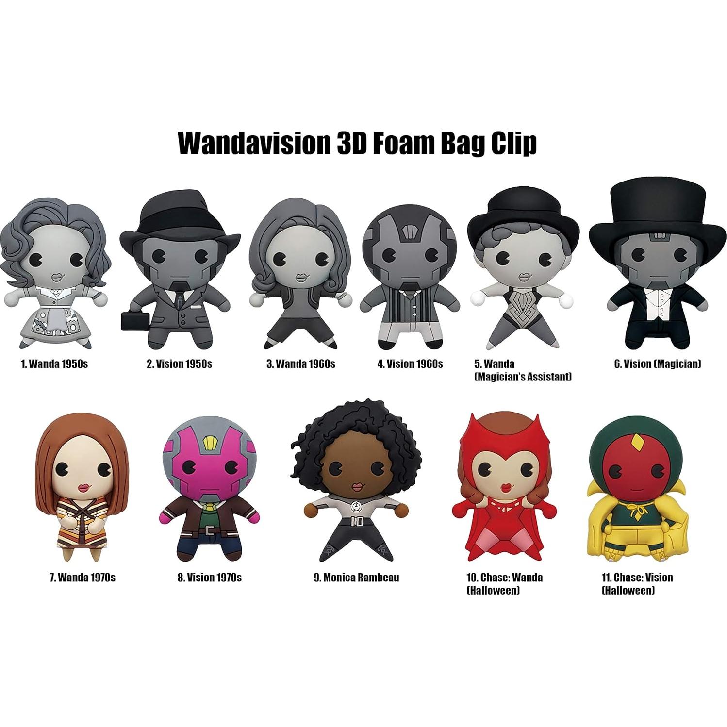 Marvel WANDAVISION (M) 3D Foam Bag Clip