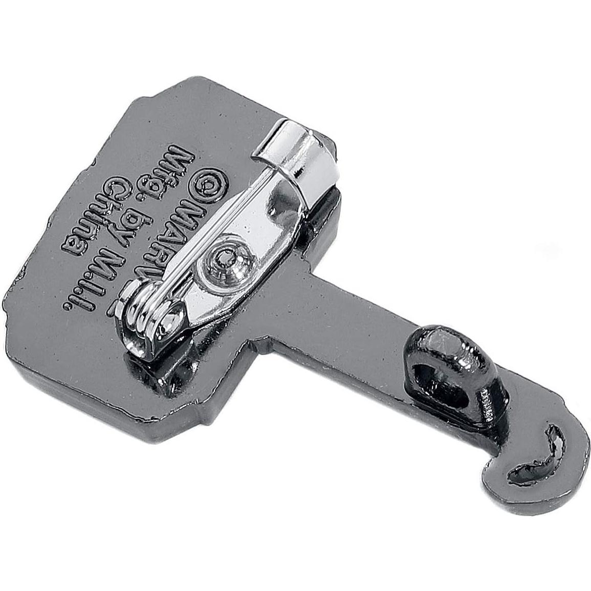 Pin de solapa Marvel Thor Pewter 2,54 cm Plata