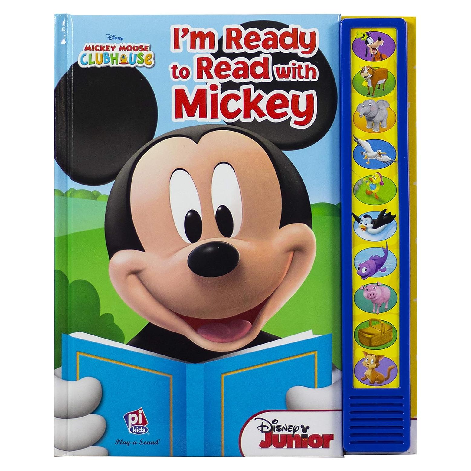 Disney Mickey Mouse Clubhouse - I'm Ready to Read With Mickey Sound Book - Play-a-Sound - PI Kids