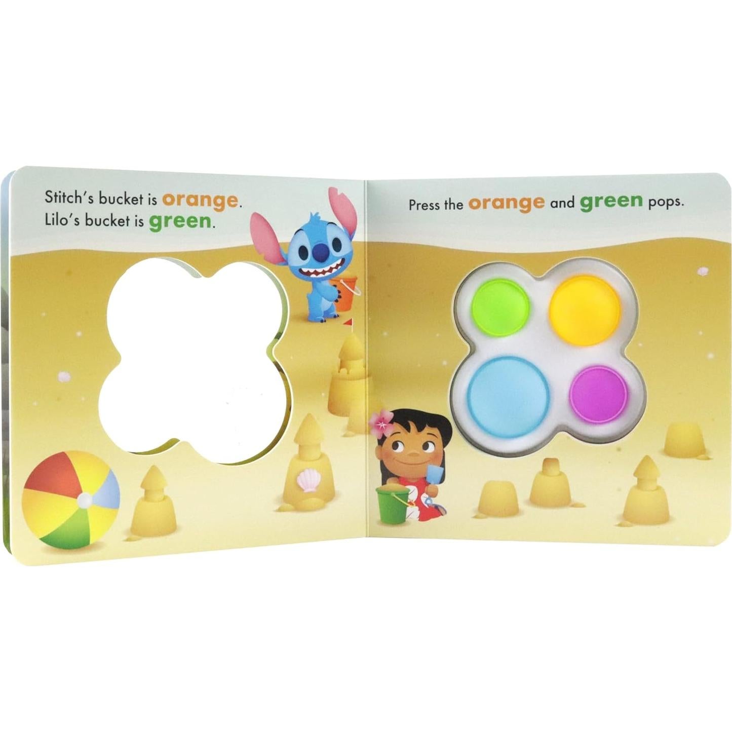 Disney Baby Mickey, Minnie Mouse, Cars, Stitch, and More! - Bouncy Day! Push & Pop - Tactile Fidget Toy Play - PI Kids