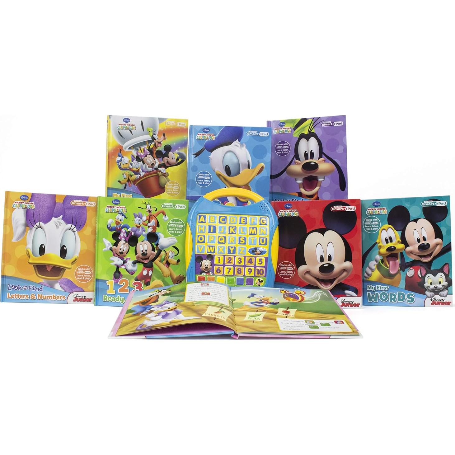 Disney Mickey Mouse Clubhouse - My First Smart Pad Electronic Activity Pad and 8-Book Library - PI Kids