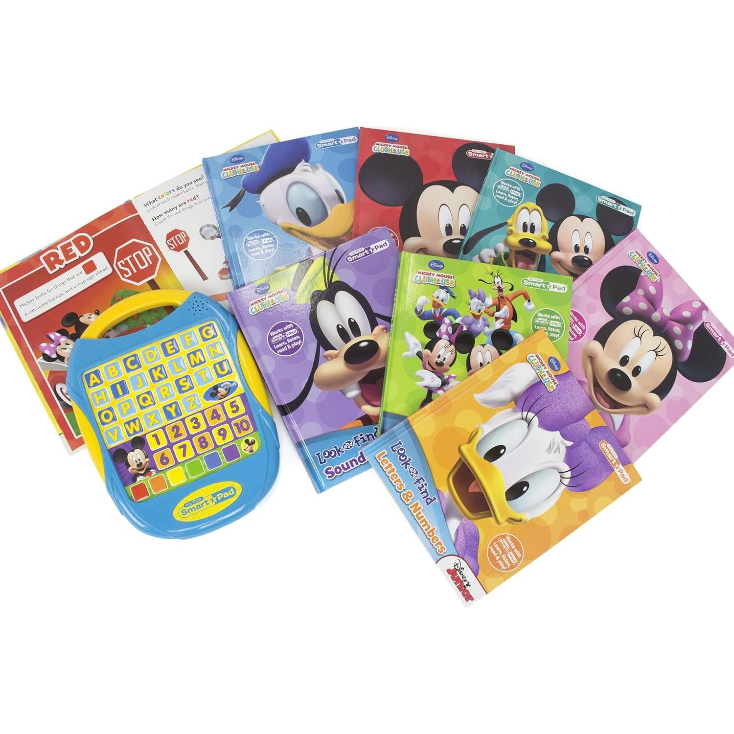 Disney Mickey Mouse Clubhouse - My First Smart Pad Electronic Activity Pad and 8-Book Library - PI Kids