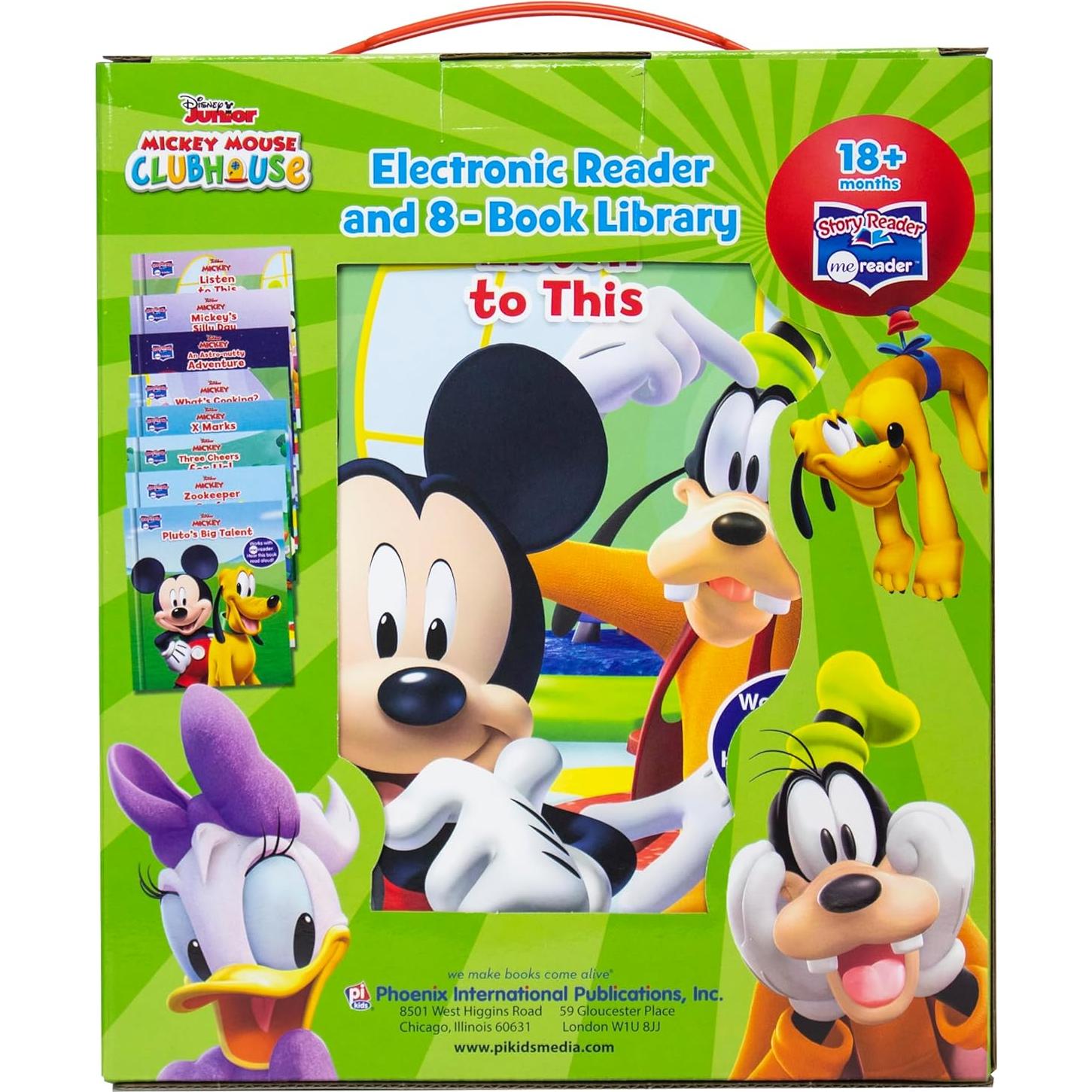 Disney Mickey Mouse - Me Reader Electronic Reader and 8 Sound Book Library - PI Kids