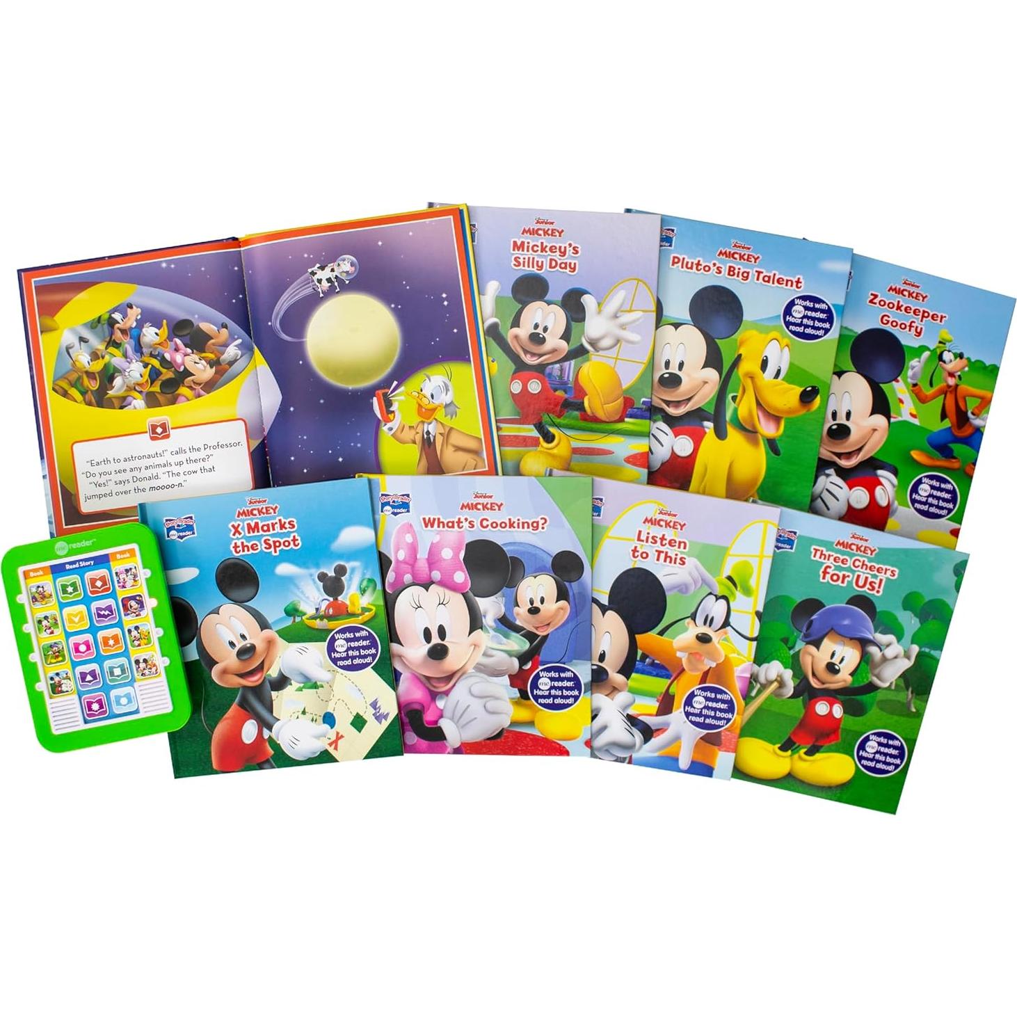 Disney Mickey Mouse - Me Reader Electronic Reader and 8 Sound Book Library - PI Kids