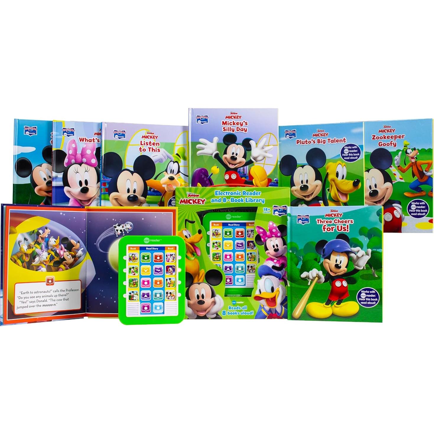 Disney Mickey Mouse - Me Reader Electronic Reader and 8 Sound Book Library - PI Kids