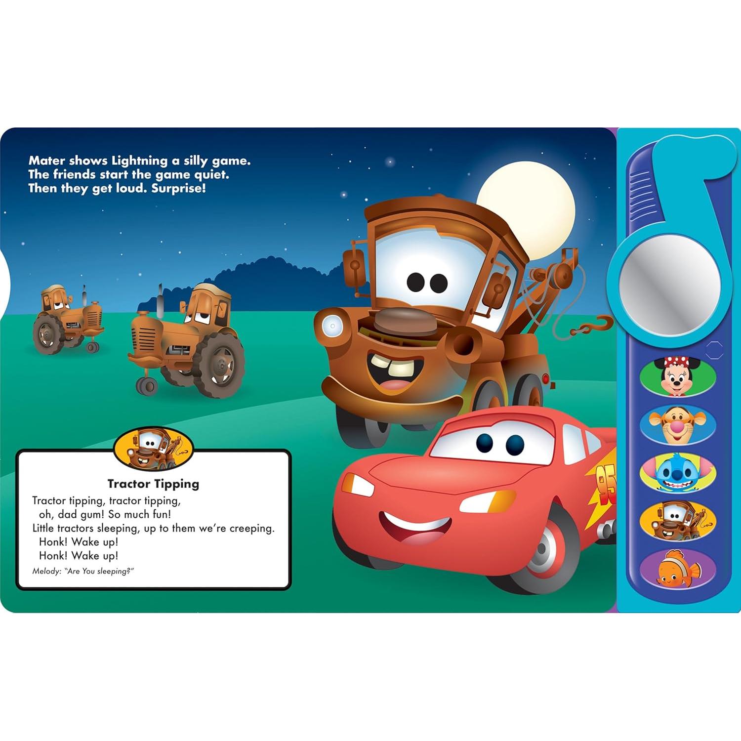 Disney Baby Mickey Mouse, Winnie, Stitch, and More! - Silly Songs Mirror Sound Book - PI Kids