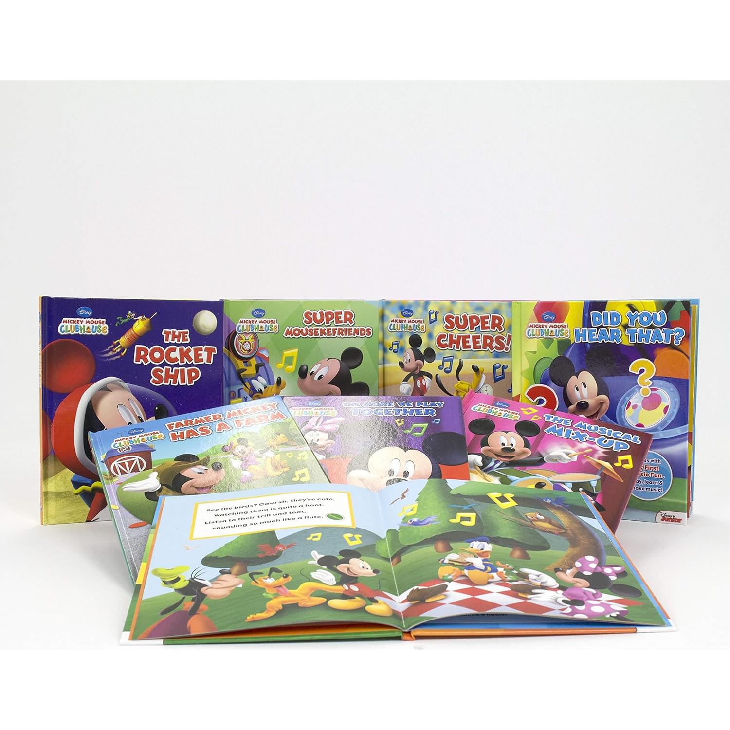 Disney Mickey Mouse Clubhouse - My First Music Fun Portable Electronic Keyboard and 8-Book Library - PI Kids
