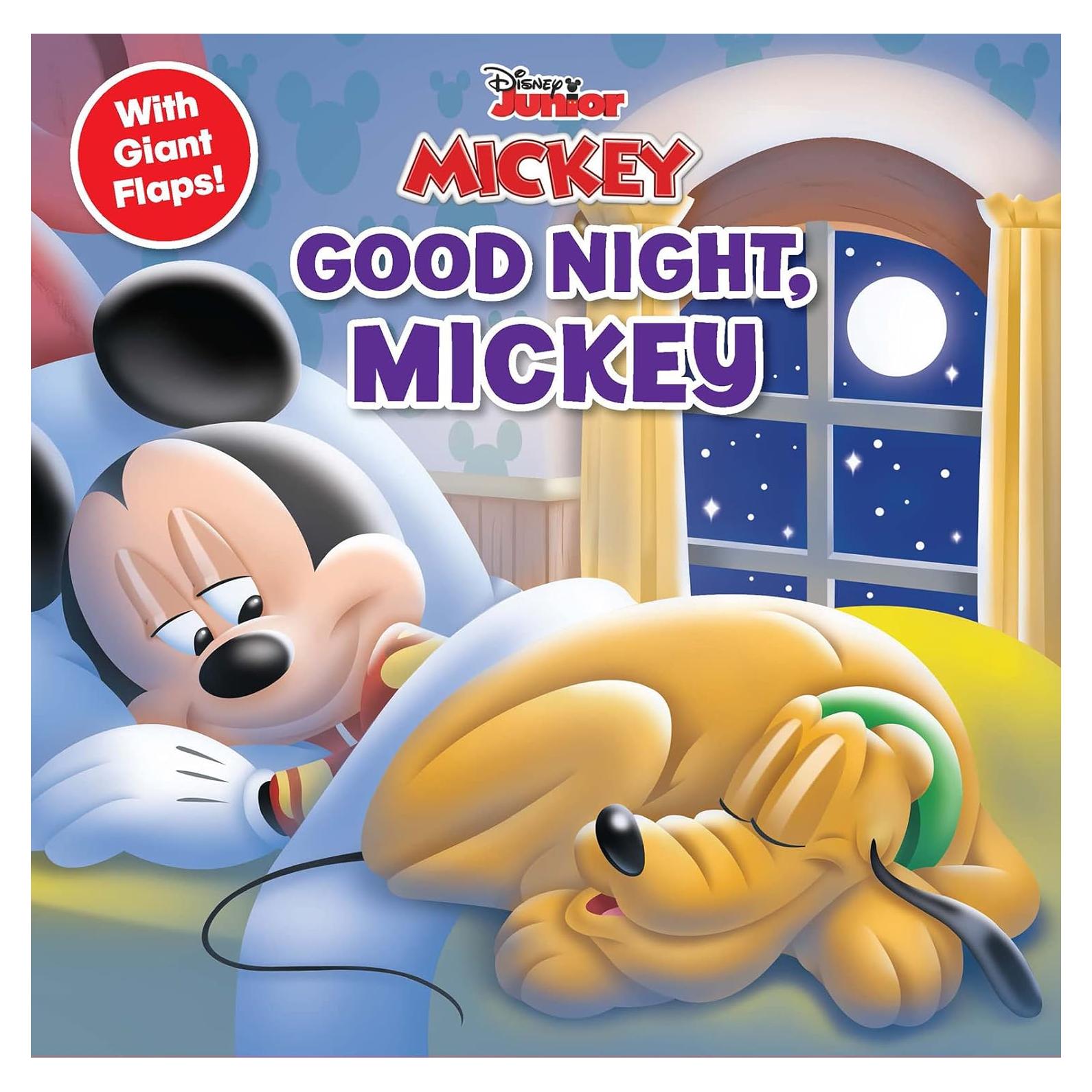 Disney Mickey Mouse Funhouse: Good Night, Mickey! (8x8 with Flaps)