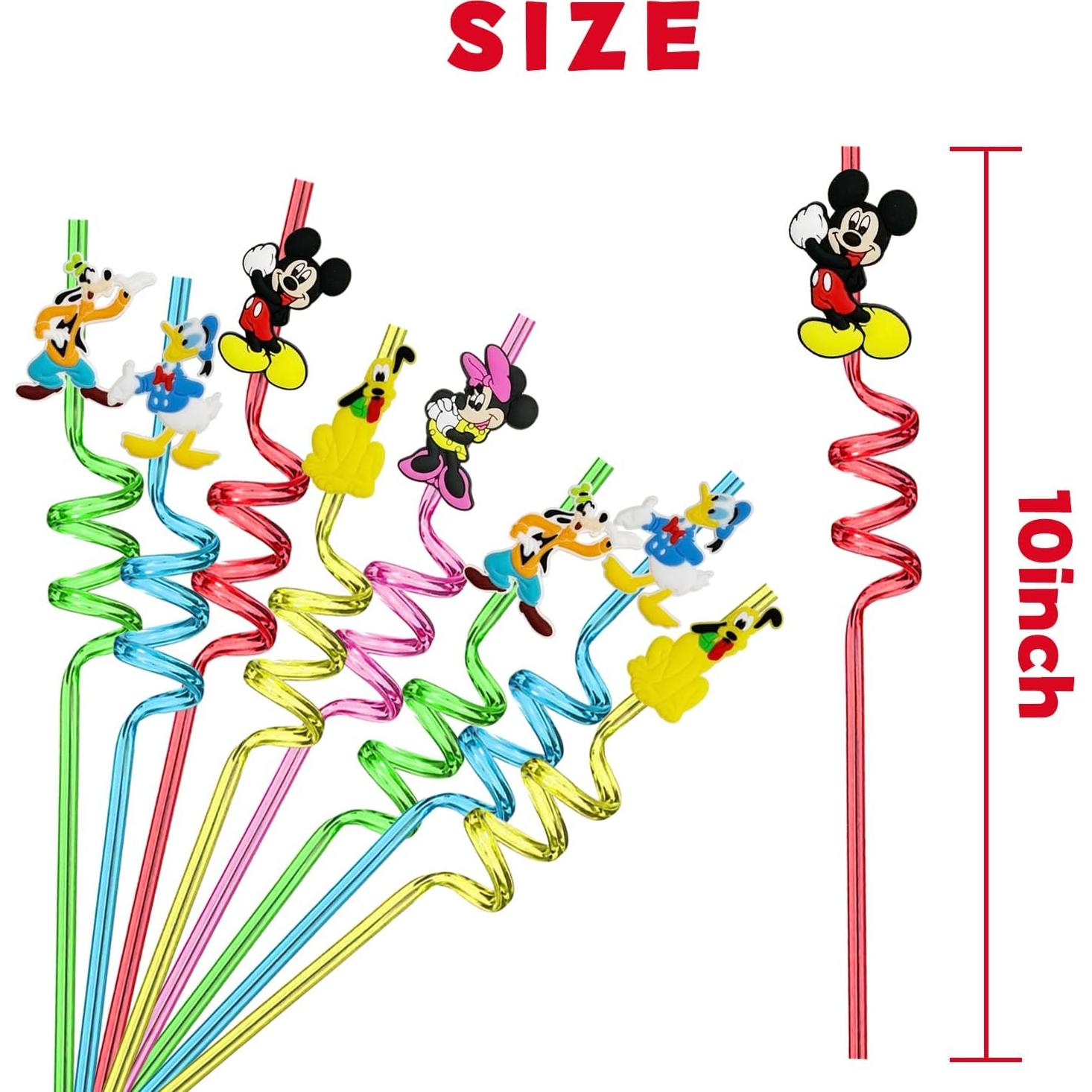 25 Pajitas Reutilizables de Ratón Einponny con Cepillos