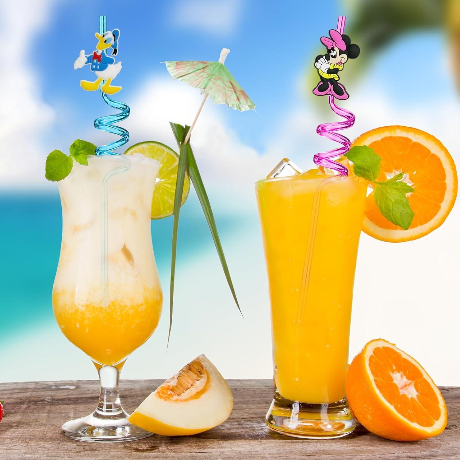 25 Pajitas Reutilizables de Ratón Einponny con Cepillos