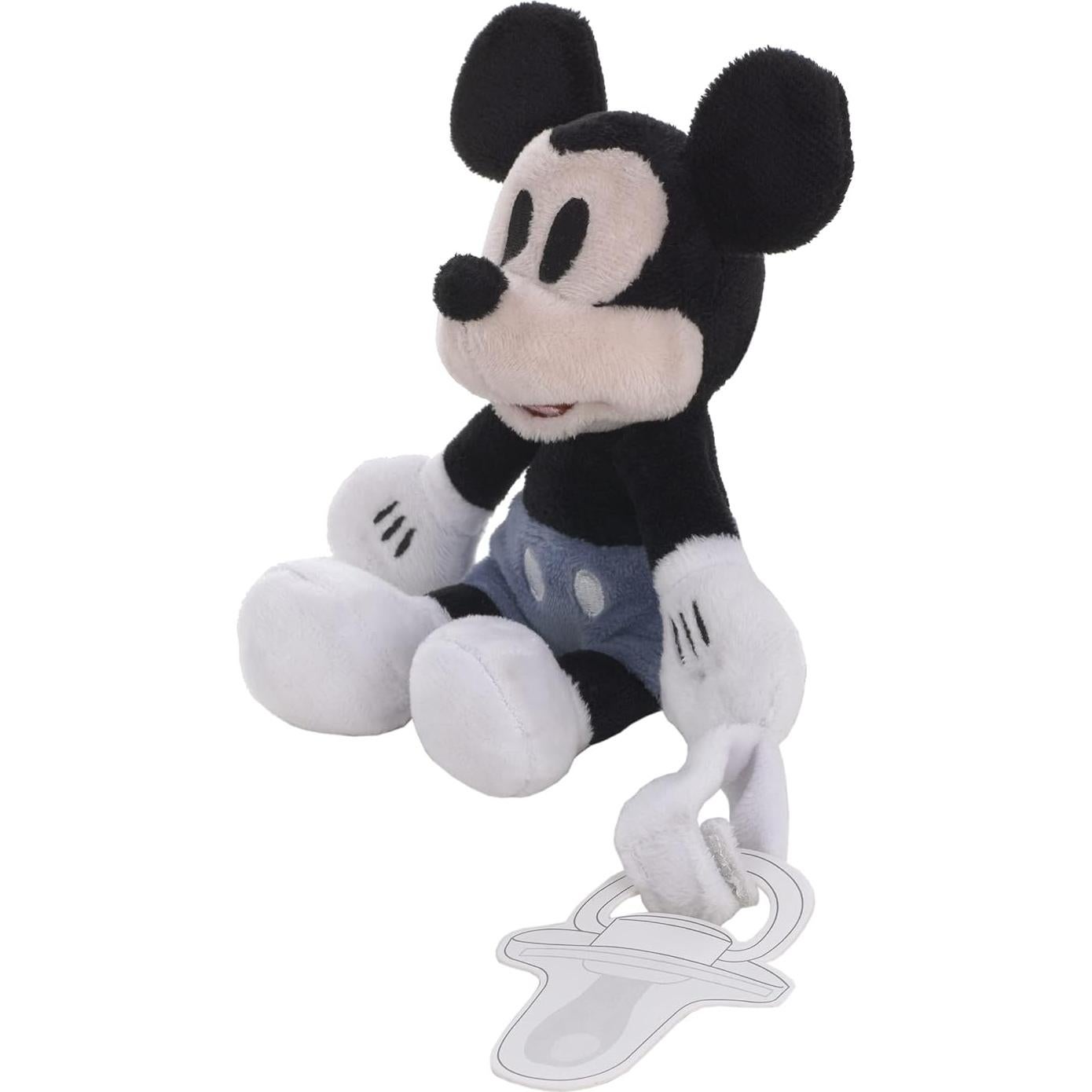 Peluche Sujetador de Chupete Mickey Mouse Disney 17,78 cm