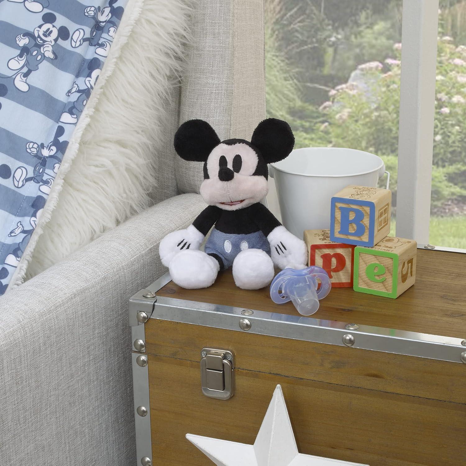 Peluche Sujetador de Chupete Mickey Mouse Disney 17,78 cm
