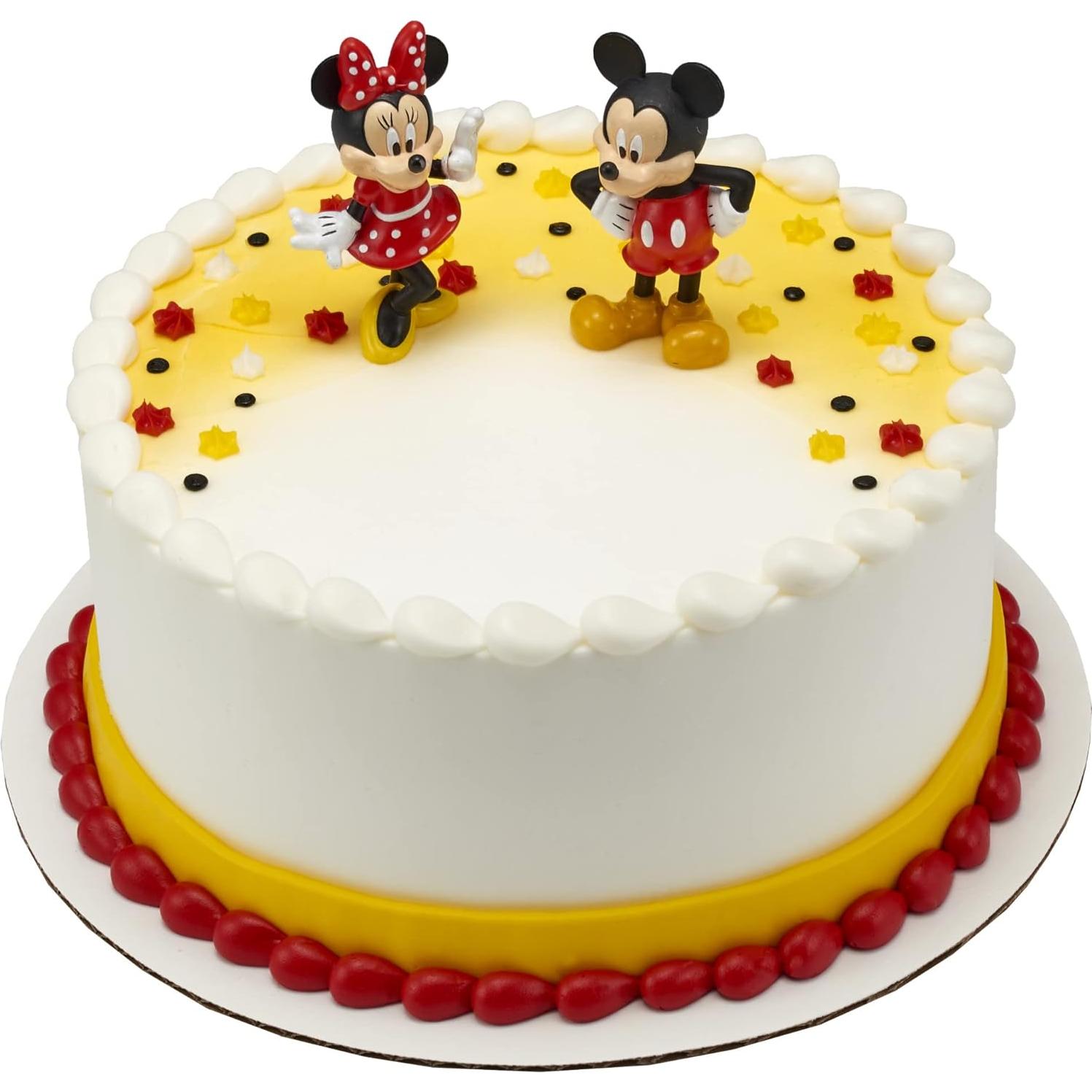 Cake Topper Disney Mickey y Minnie Mouse DecoSet 2 Piezas