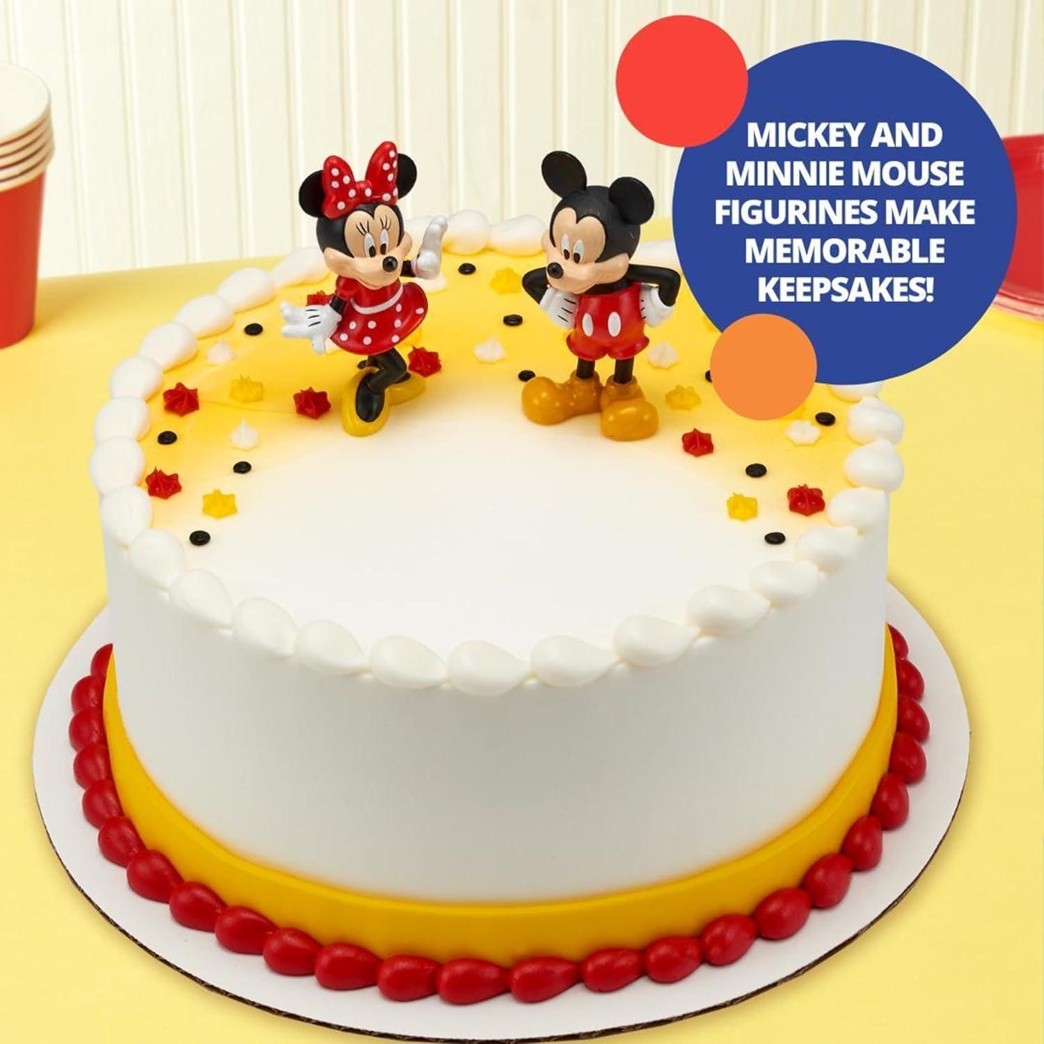 Cake Topper Disney Mickey y Minnie Mouse DecoSet 2 Piezas