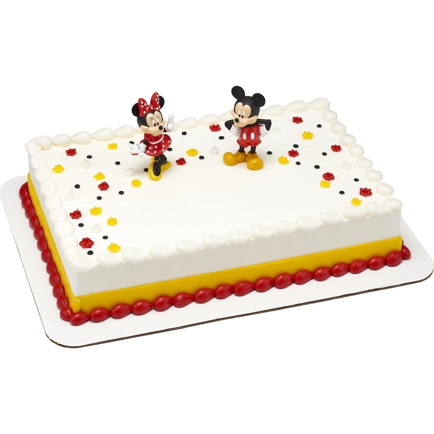 Cake Topper Disney Mickey y Minnie Mouse DecoSet 2 Piezas