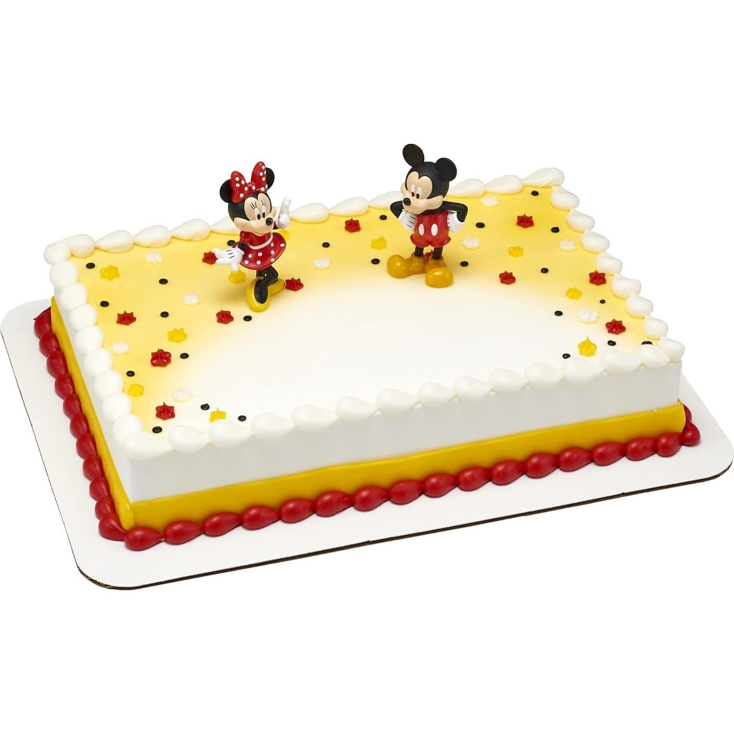 Cake Topper Disney Mickey y Minnie Mouse DecoSet 2 Piezas