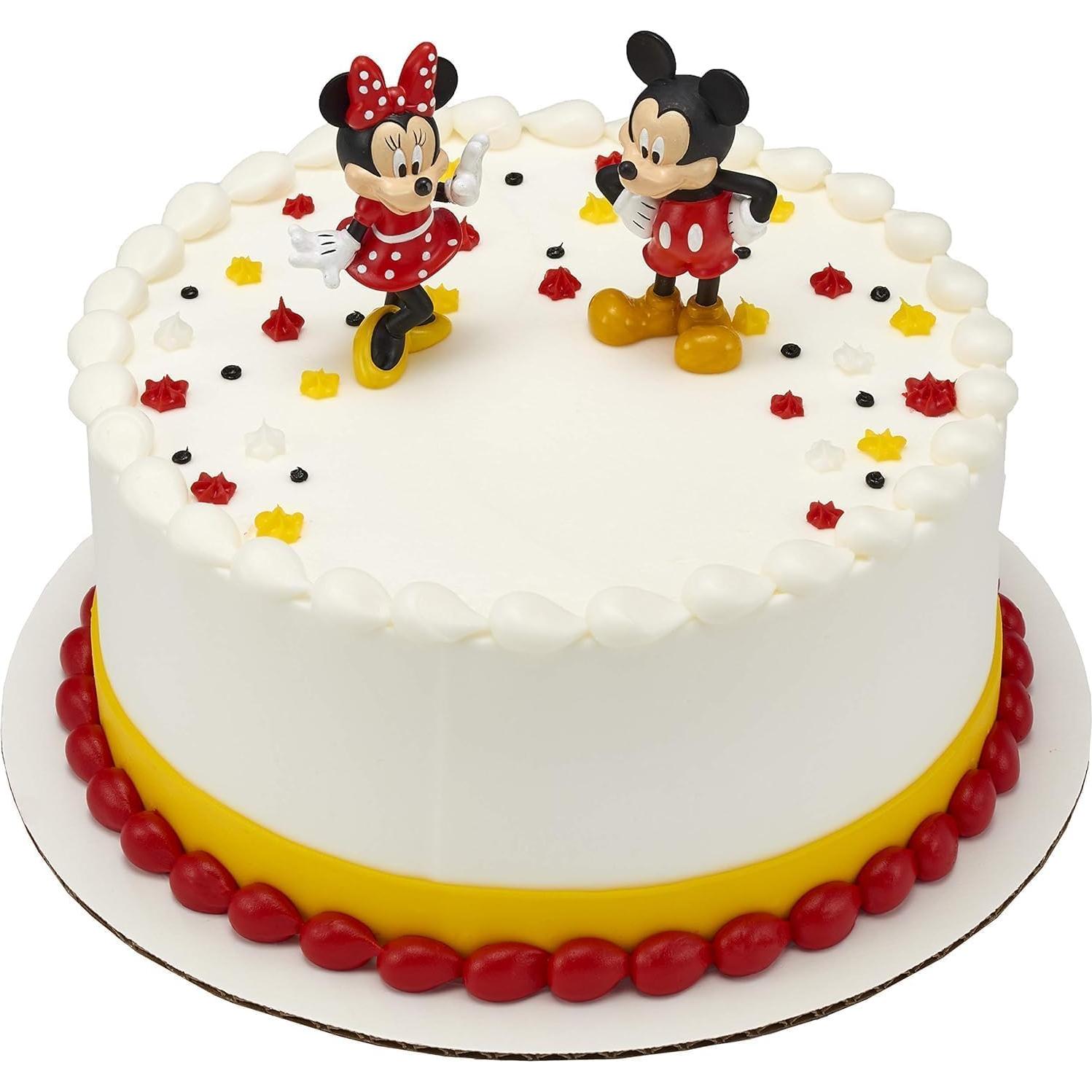 Cake Topper Disney Mickey y Minnie Mouse DecoSet 2 Piezas