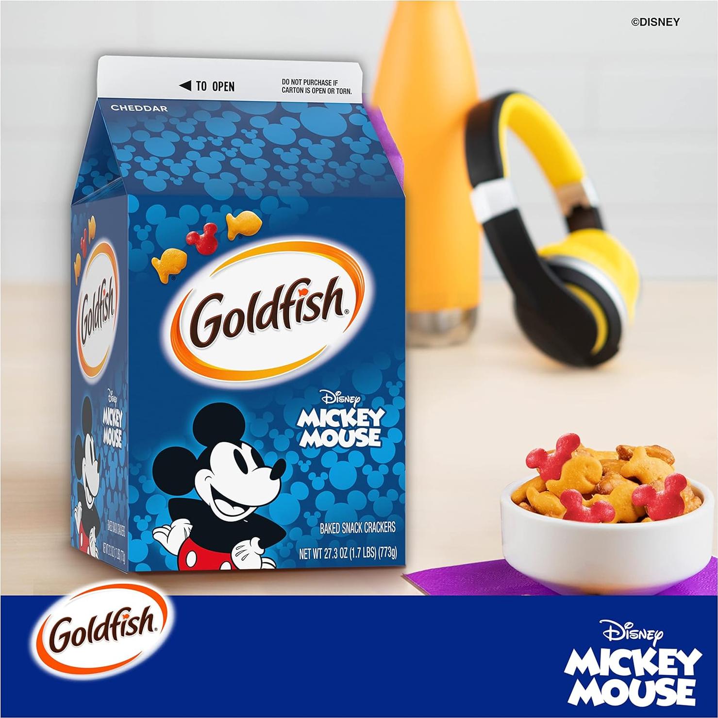 Galletas de Queso Cheddar Goldfish Disney Mickey 27.3 oz