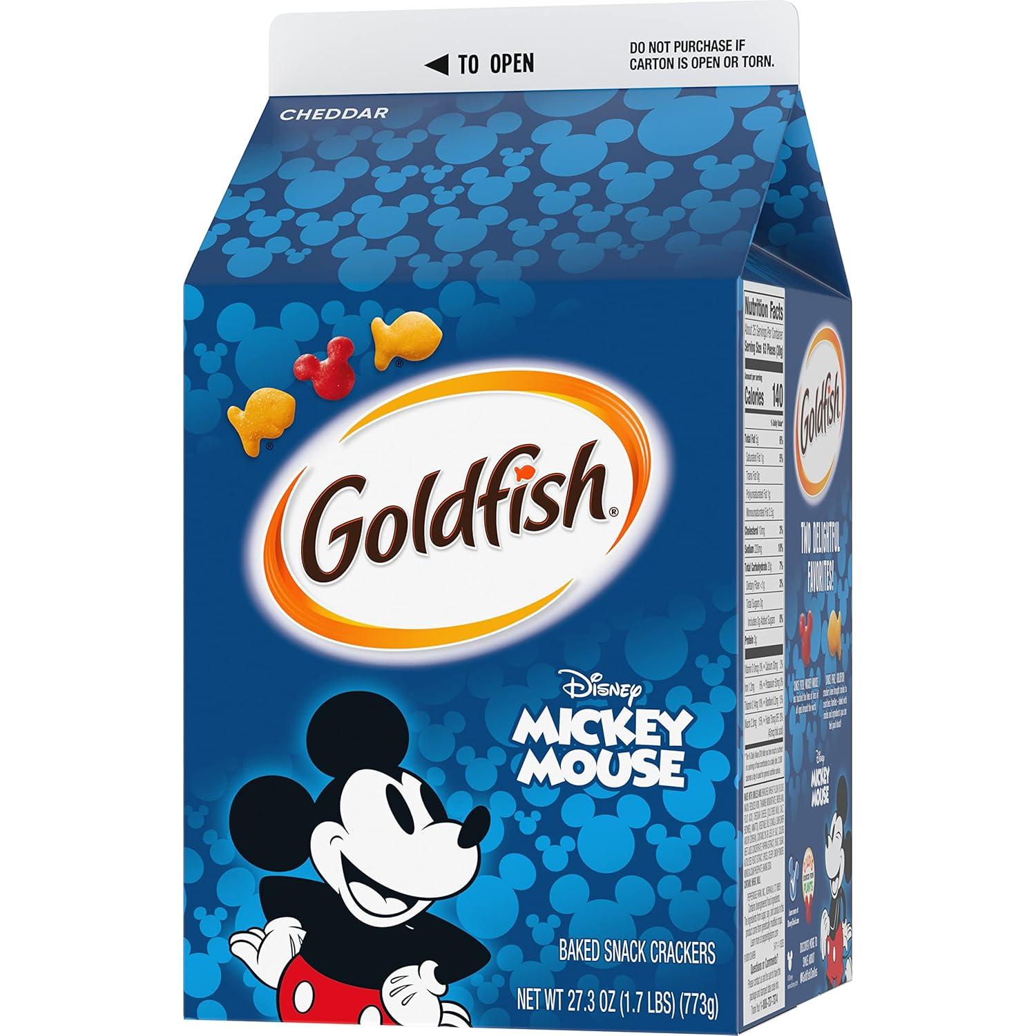 Galletas de Queso Cheddar Goldfish Disney Mickey 27.3 oz