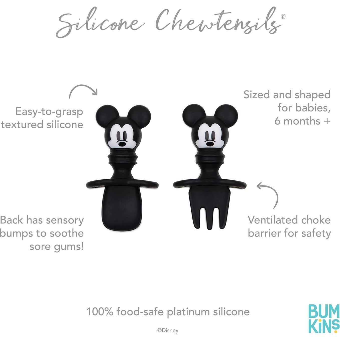 Juego de Utensilios para Bebés Bumkins Mickey Mouse 6M+