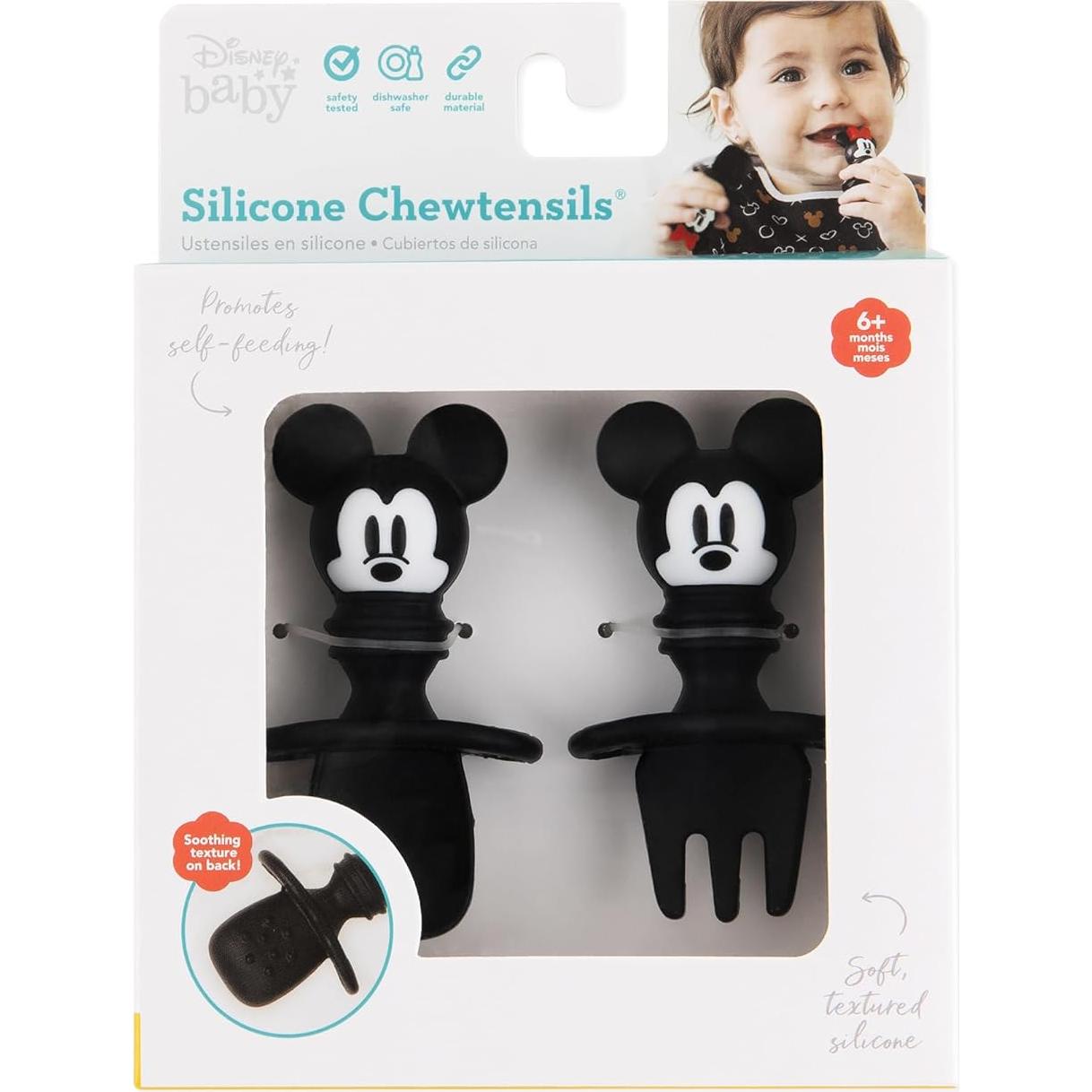 Juego de Utensilios para Bebés Bumkins Mickey Mouse 6M+