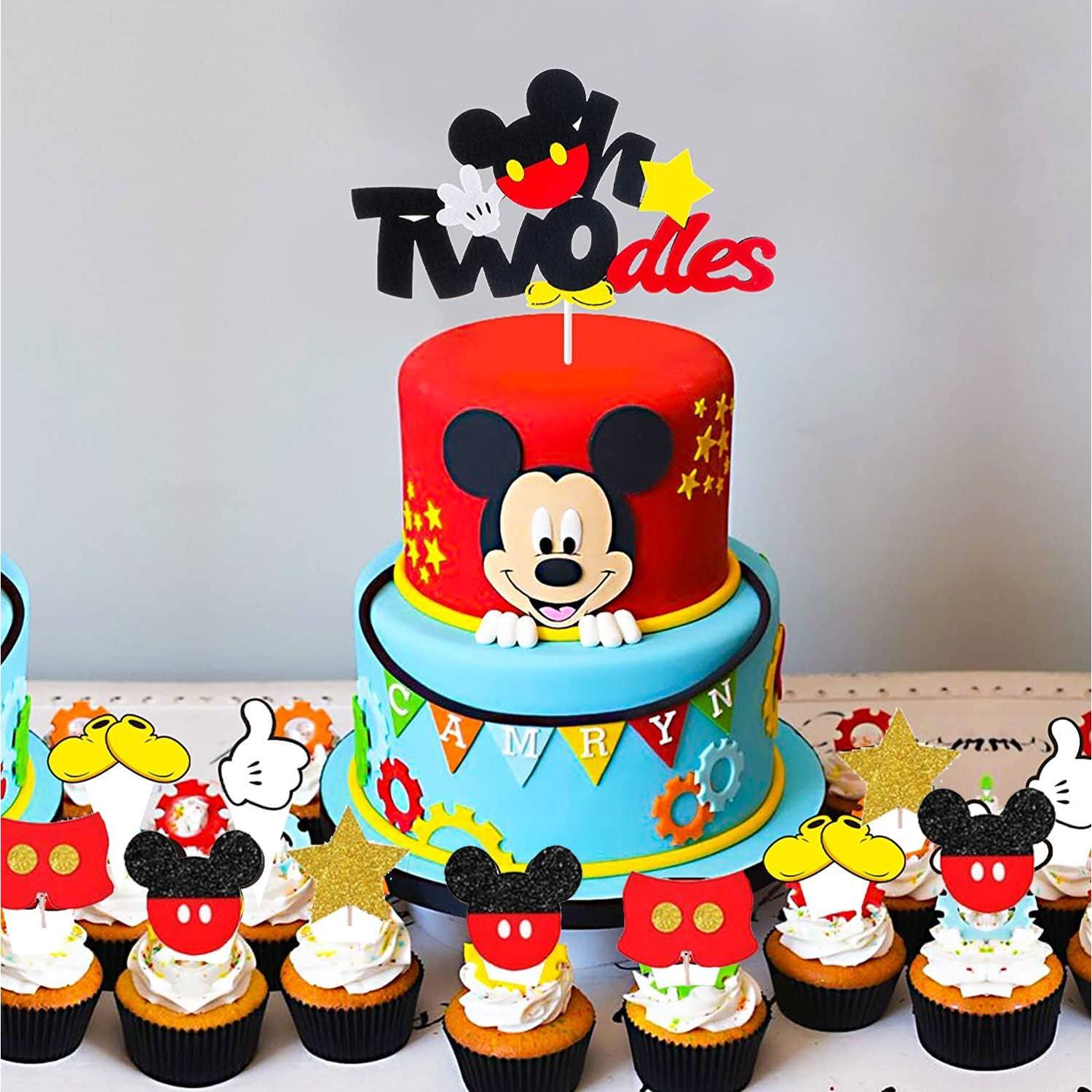 Kit de Decoración Fiesta 2do Cumpleaños Mickey Mouse