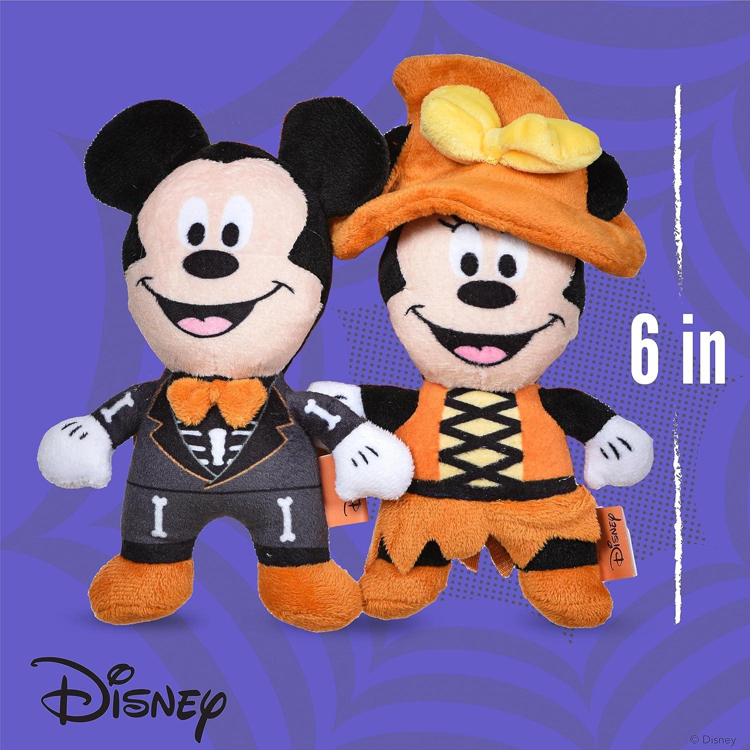 Juguetes de Peluche Halloween Mickey y Minnie 15 cm para Perros
