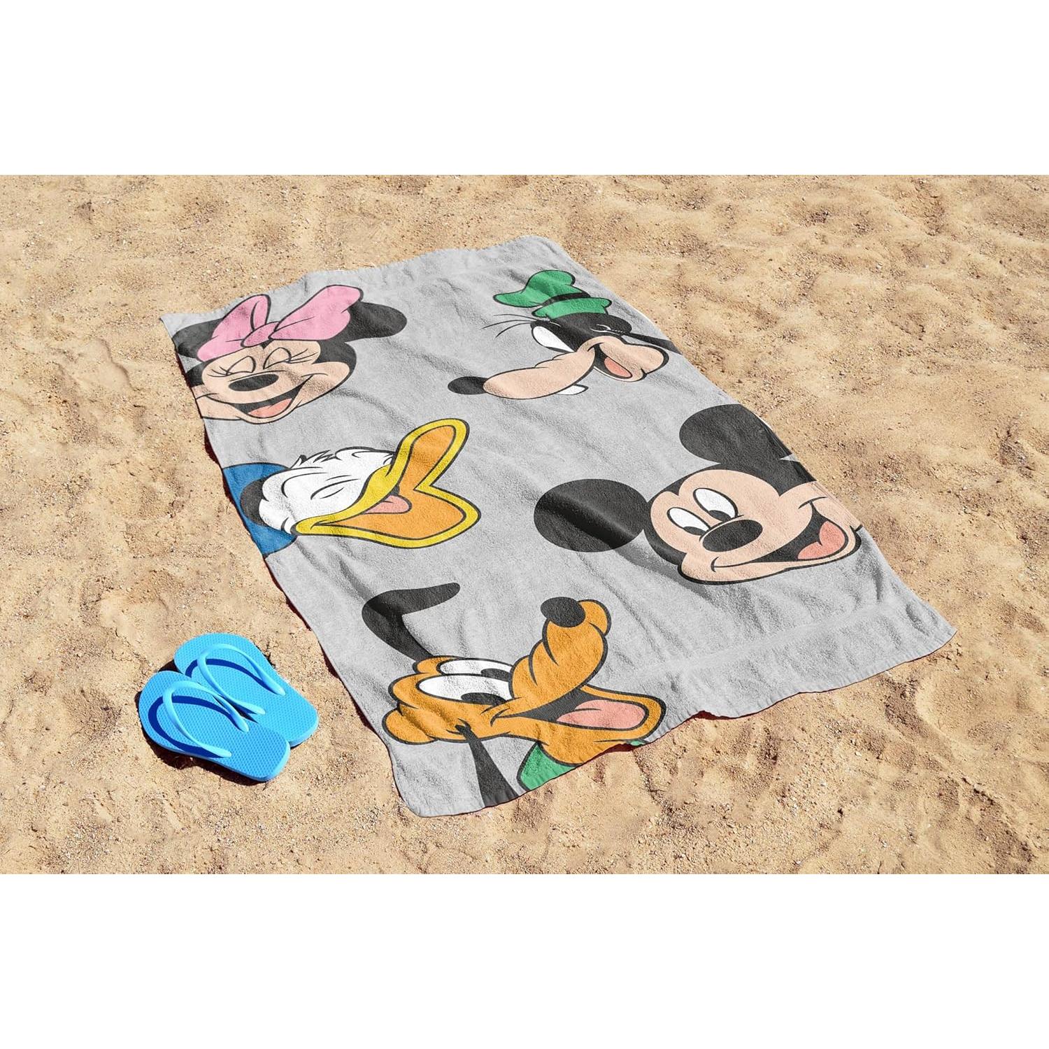 Toalla de Playa Disney Mickey Mouse 100% Algodón 71x147 cm
