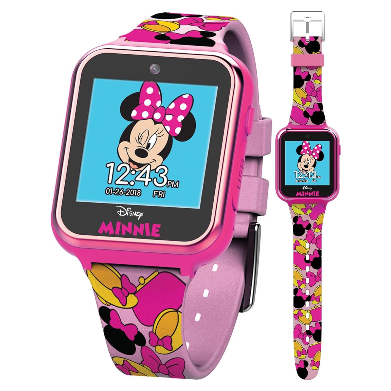Reloj inteligente Accutime Kids Minnie Mouse rosa 40 mm