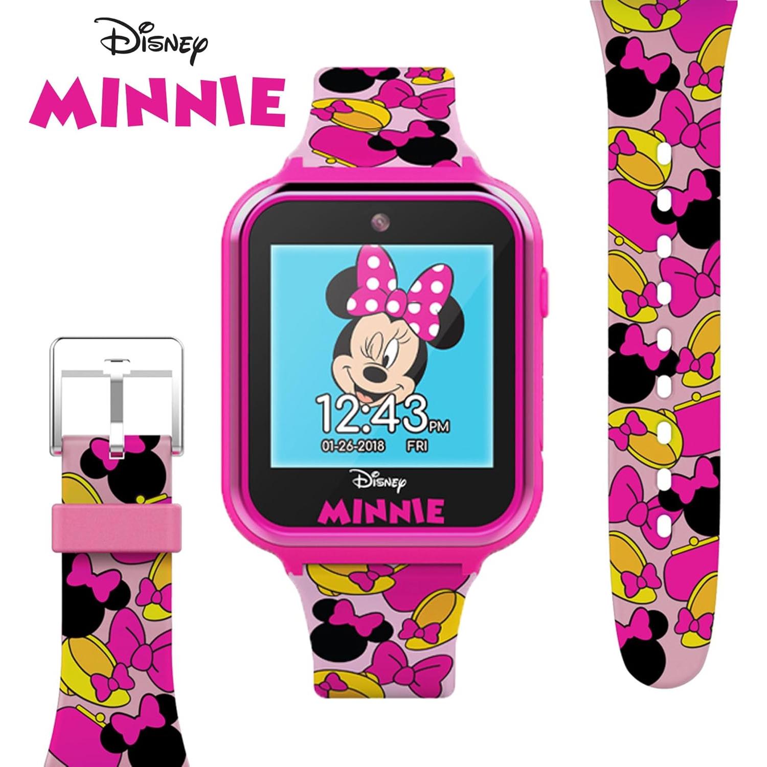 Reloj inteligente Accutime Kids Minnie Mouse rosa 40 mm