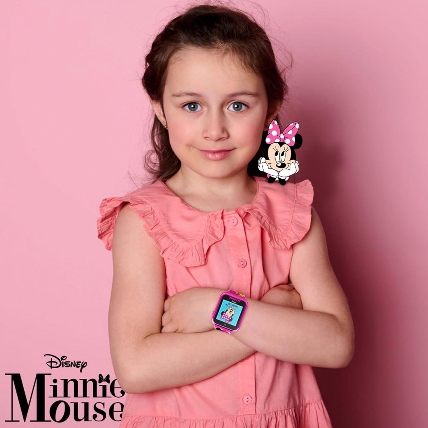 Reloj inteligente Accutime Kids Minnie Mouse rosa 40 mm