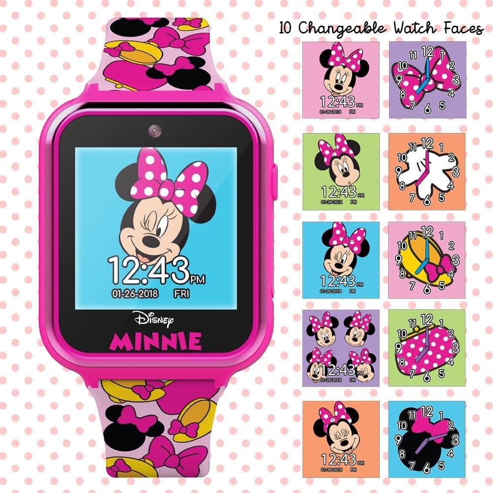Reloj inteligente Accutime Kids Minnie Mouse rosa 40 mm