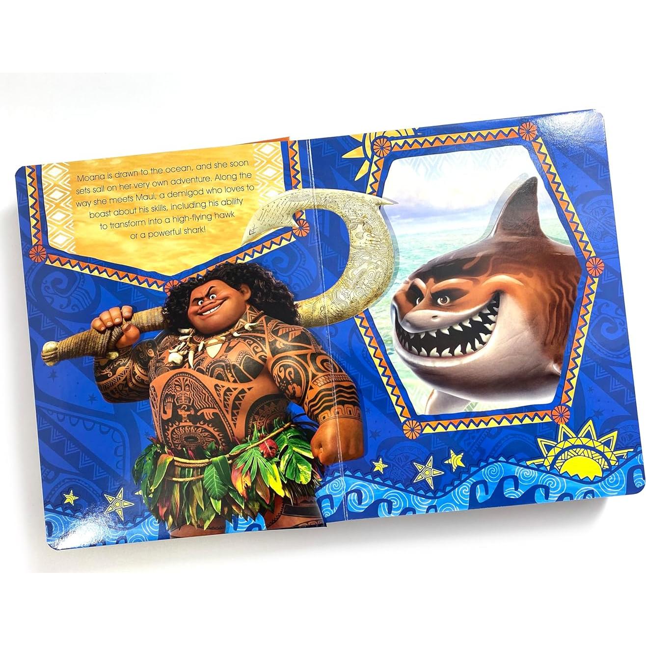 Disney Moana My Busy Books - Storybook, 10 figurines, playmat