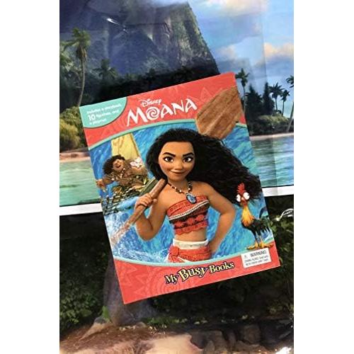 Disney Moana My Busy Books - Storybook, 10 figurines, playmat