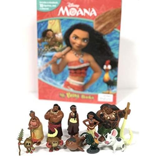 Disney Moana My Busy Books - Storybook, 10 figurines, playmat