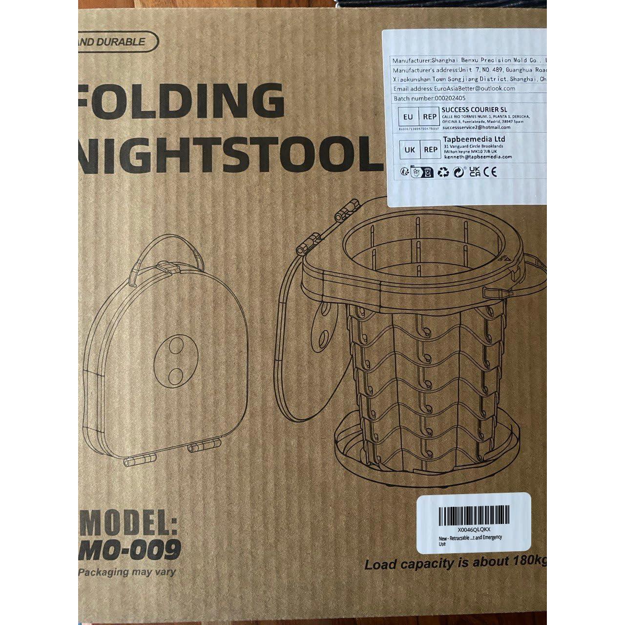 Inodoro Portátil Inodomio Camping Ajustable 7,6 a 34,5 cm