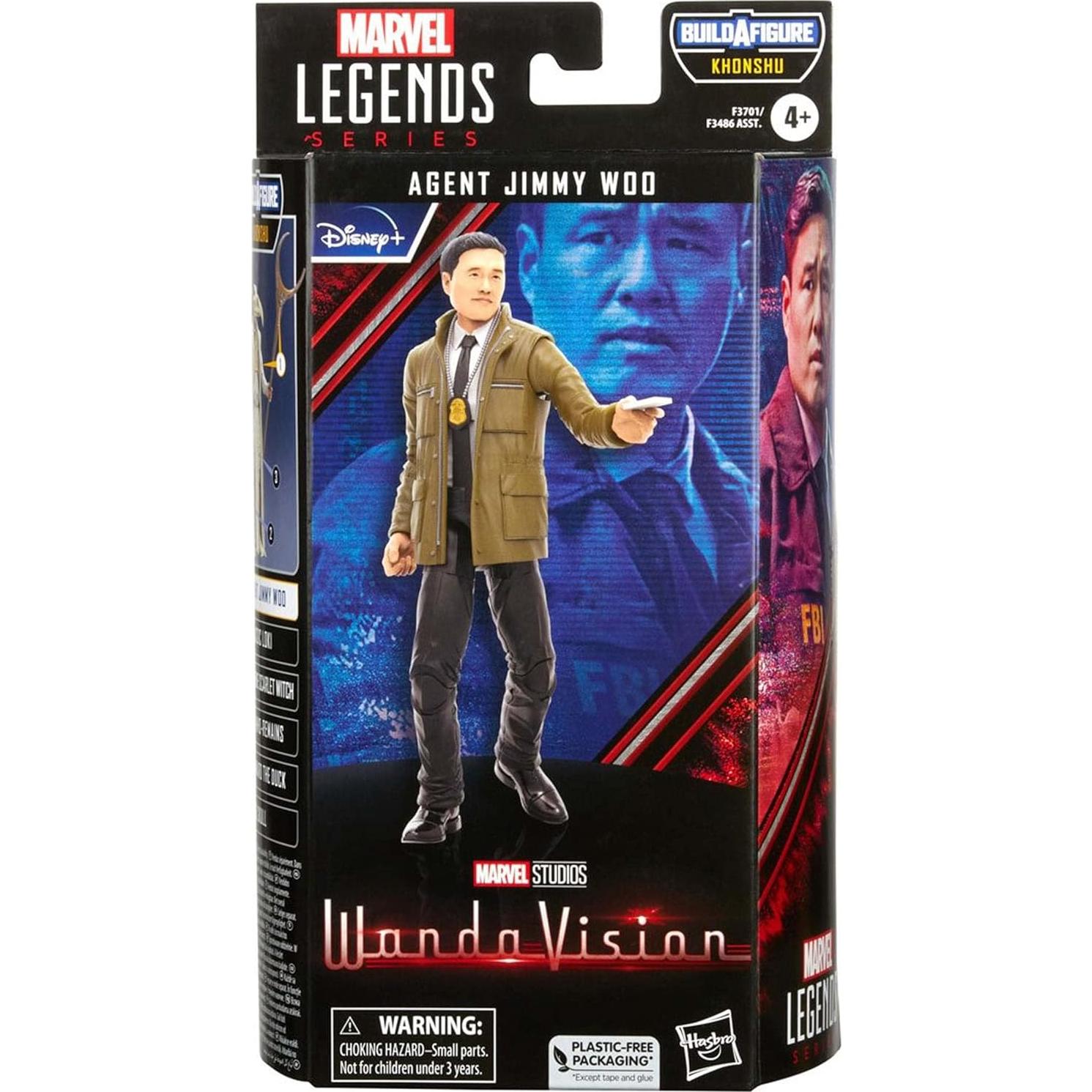 Figura de acción Agente Jimmy Woo Marvel Legends 15 cm