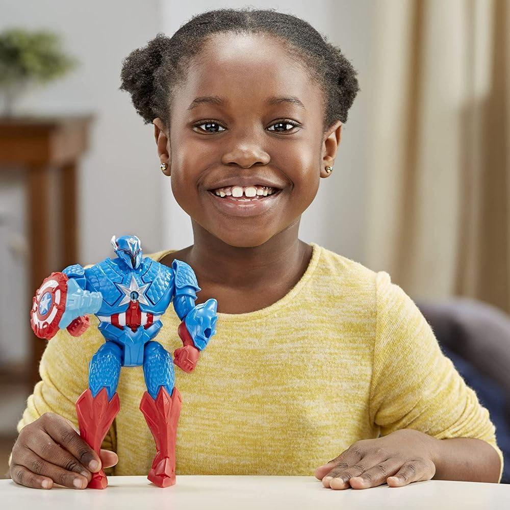 Figura de Acción Capitán América Marvel 20 cm Cazadores de Monstruos