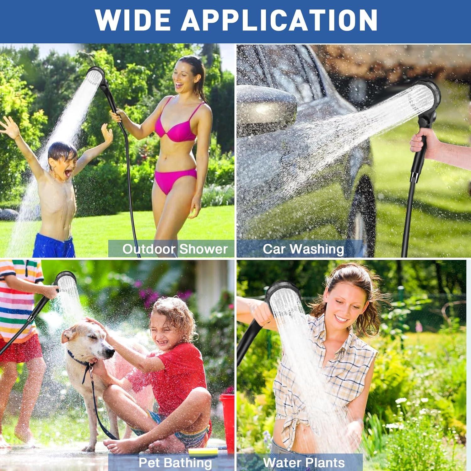 Ducha de Camping MIAOKE Portátil 7800mAh con Pantalla Digital