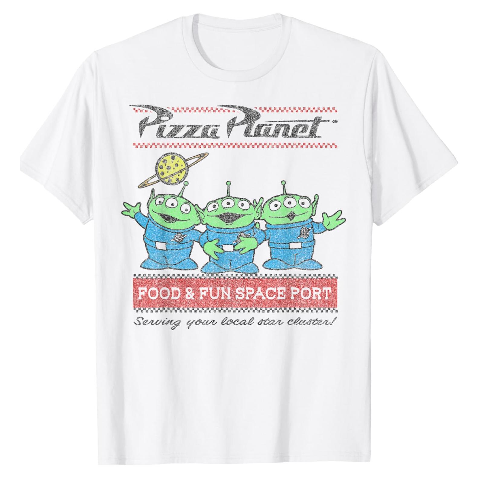 Camiseta Blanca Unisex Niño Disney Pixar Toy Story Alien