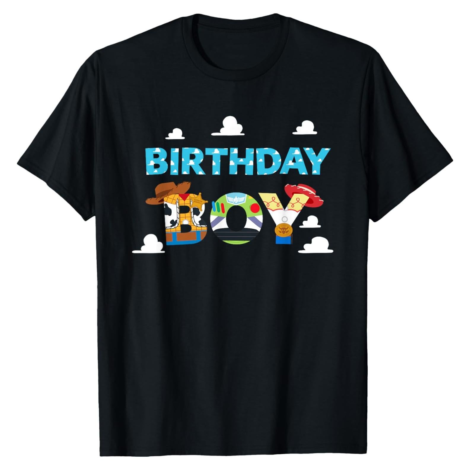 Camiseta Cumpleaños Niño Toy Story Disney Pixar - Negro