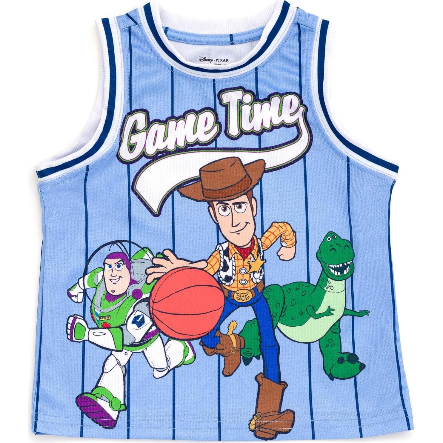 Conjunto deportivo Disney para niños 4T - Camiseta y shorts