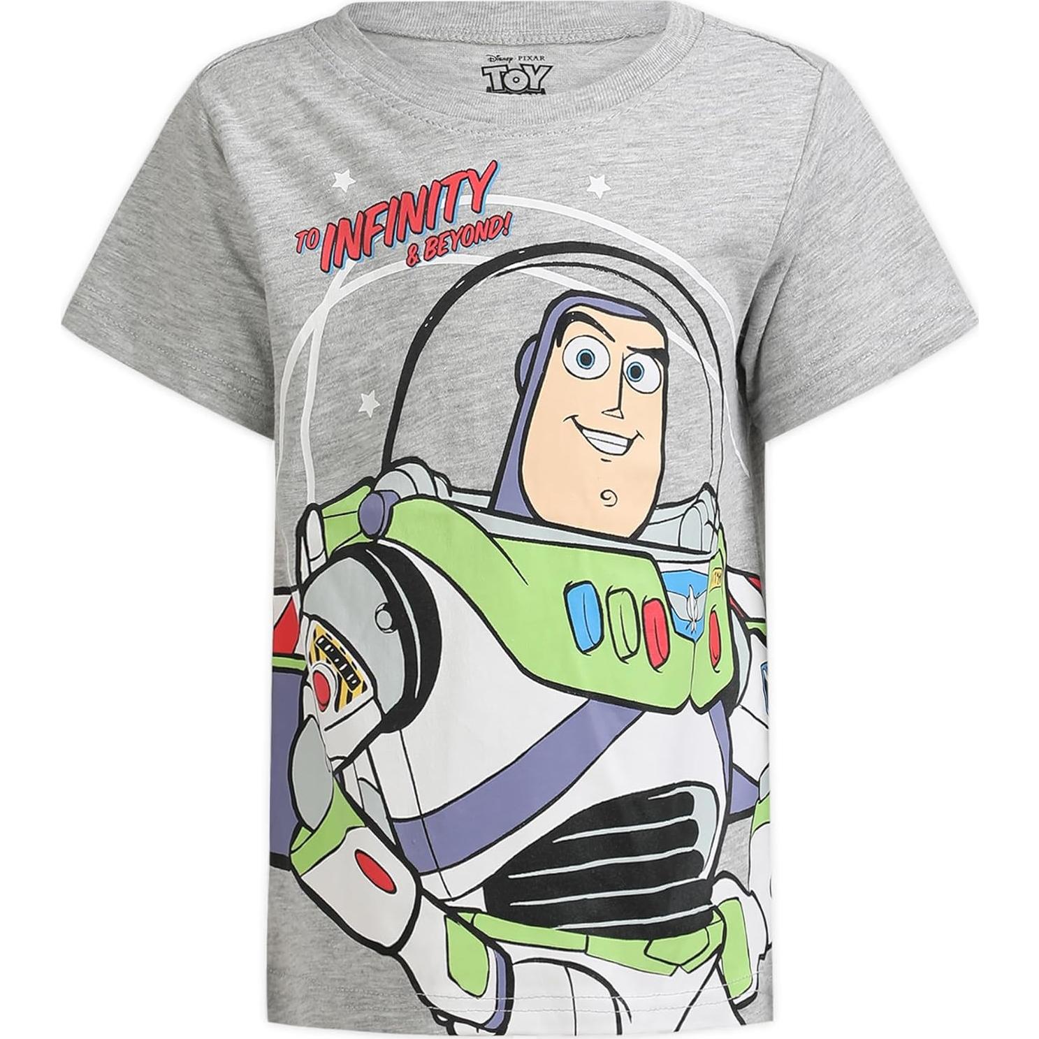 Camisetas de Manga Corta Disney Toy Story Paquete de 4 Niños