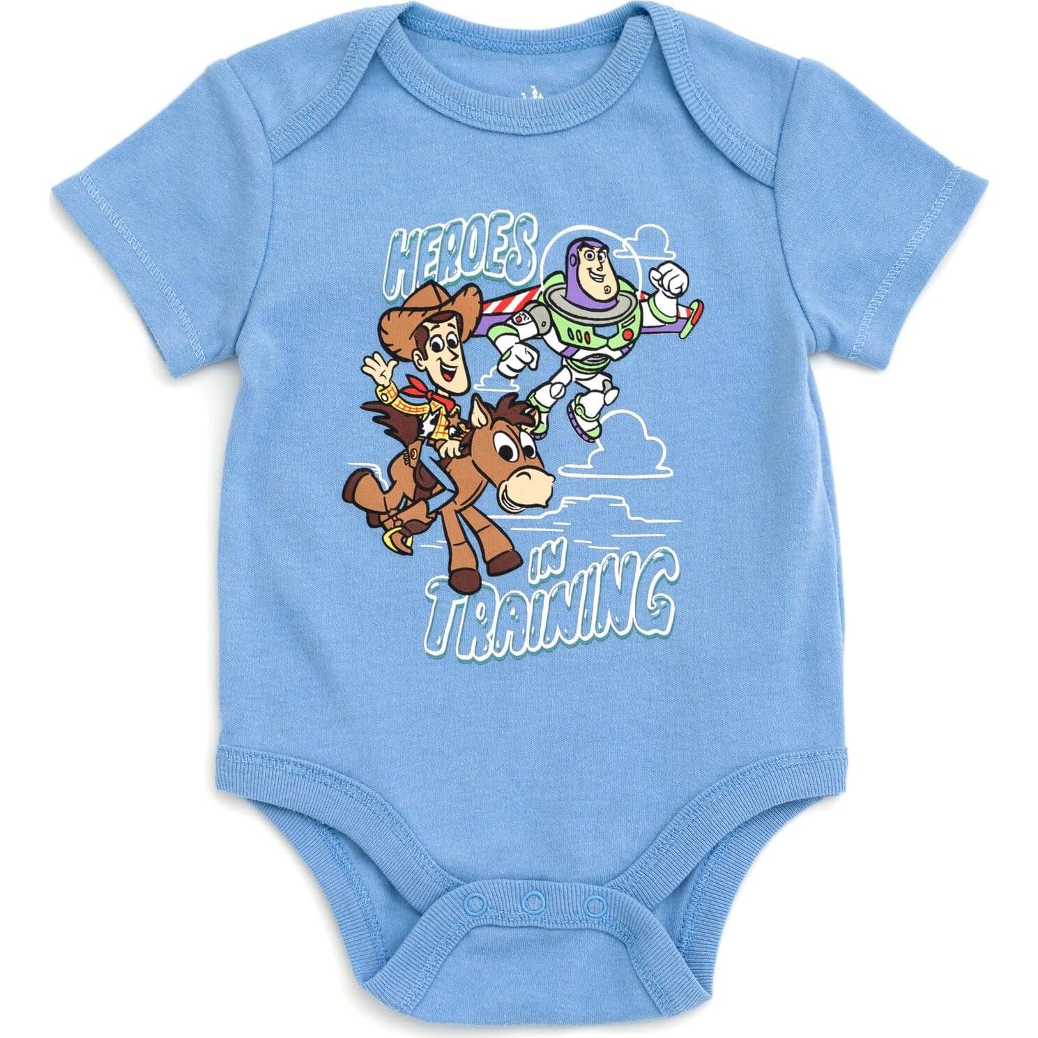 Body de Bebé Disney Mickey Mouse 3 Pzs 0-24 Meses