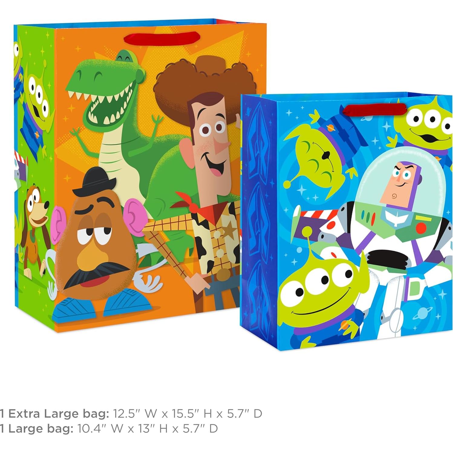 Bolsas de Regalo Hallmark Toy Story 2 Piezas para Niños