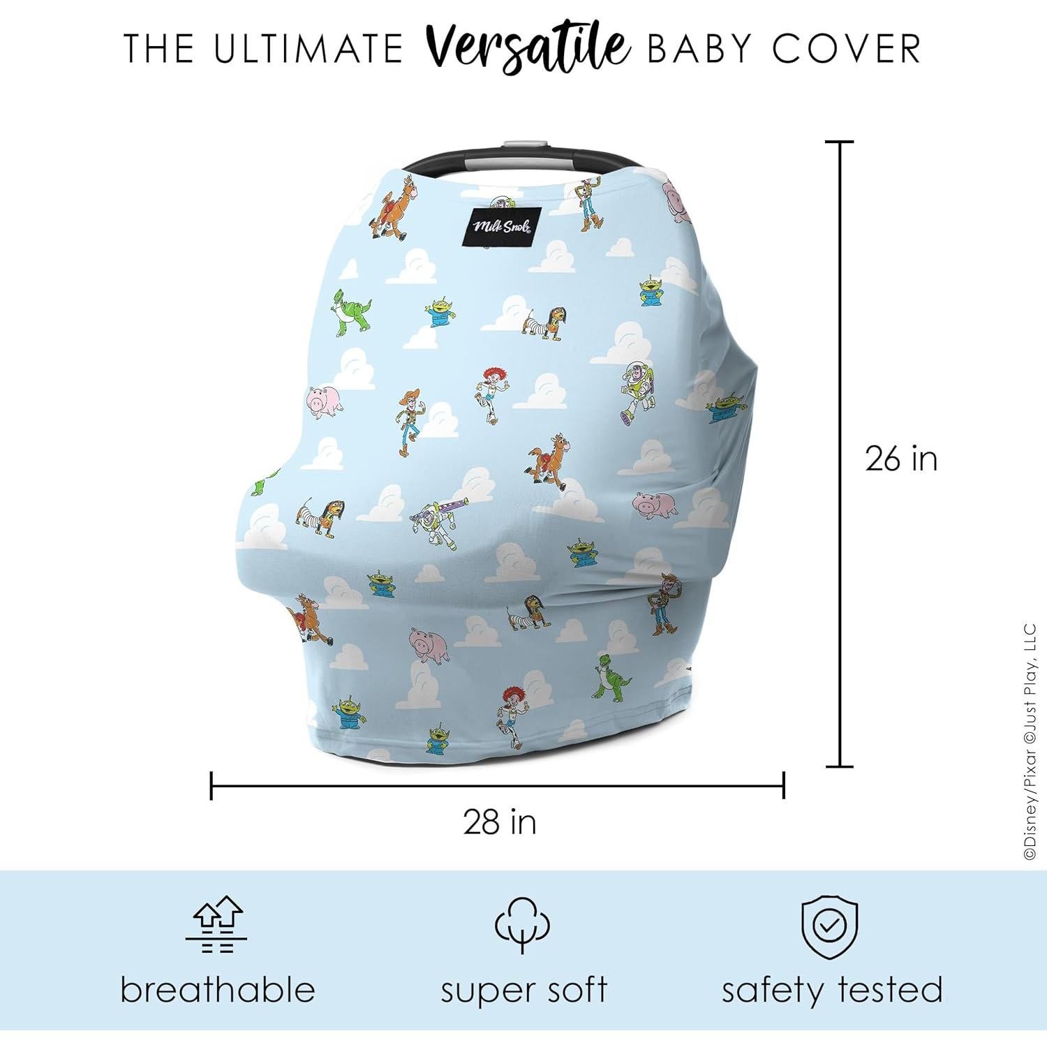 Cubierta 5 en 1 Milk Snob Toy Story para Lactancia y Auto