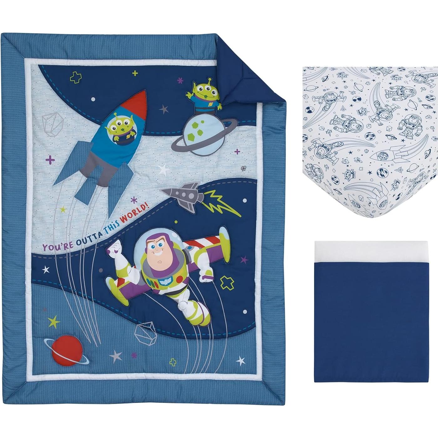 Juego de Ropa de Cuna 3 Piezas Disney Toy Story Azul