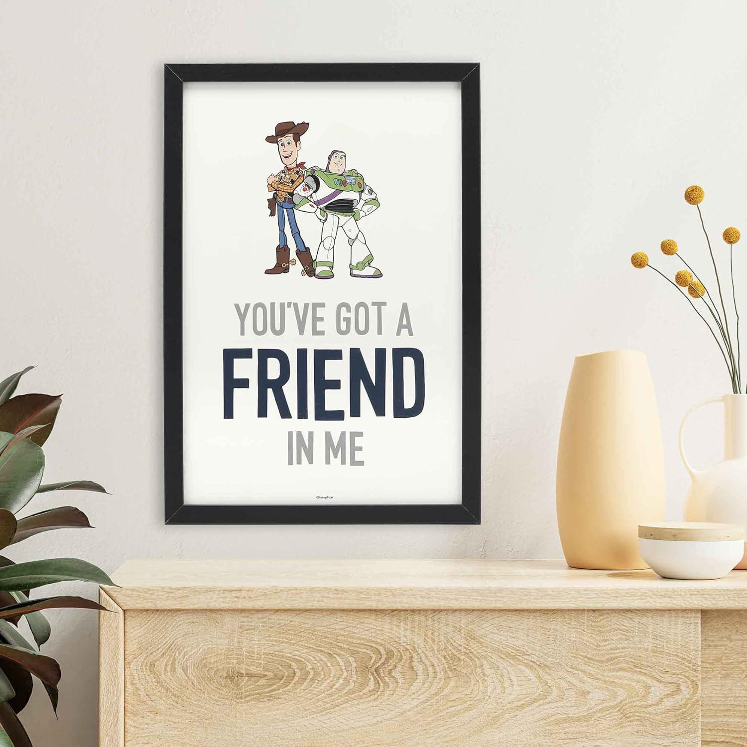 Decoración de Pared Enmarcada Disney Pixar Toy Story 31x45cm