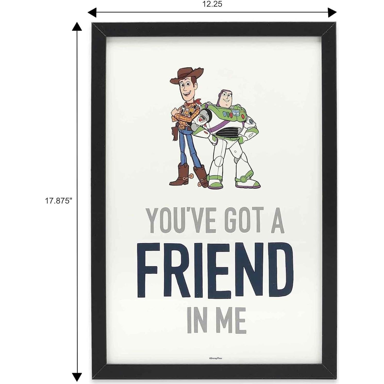 Decoración de Pared Enmarcada Disney Pixar Toy Story 31x45cm